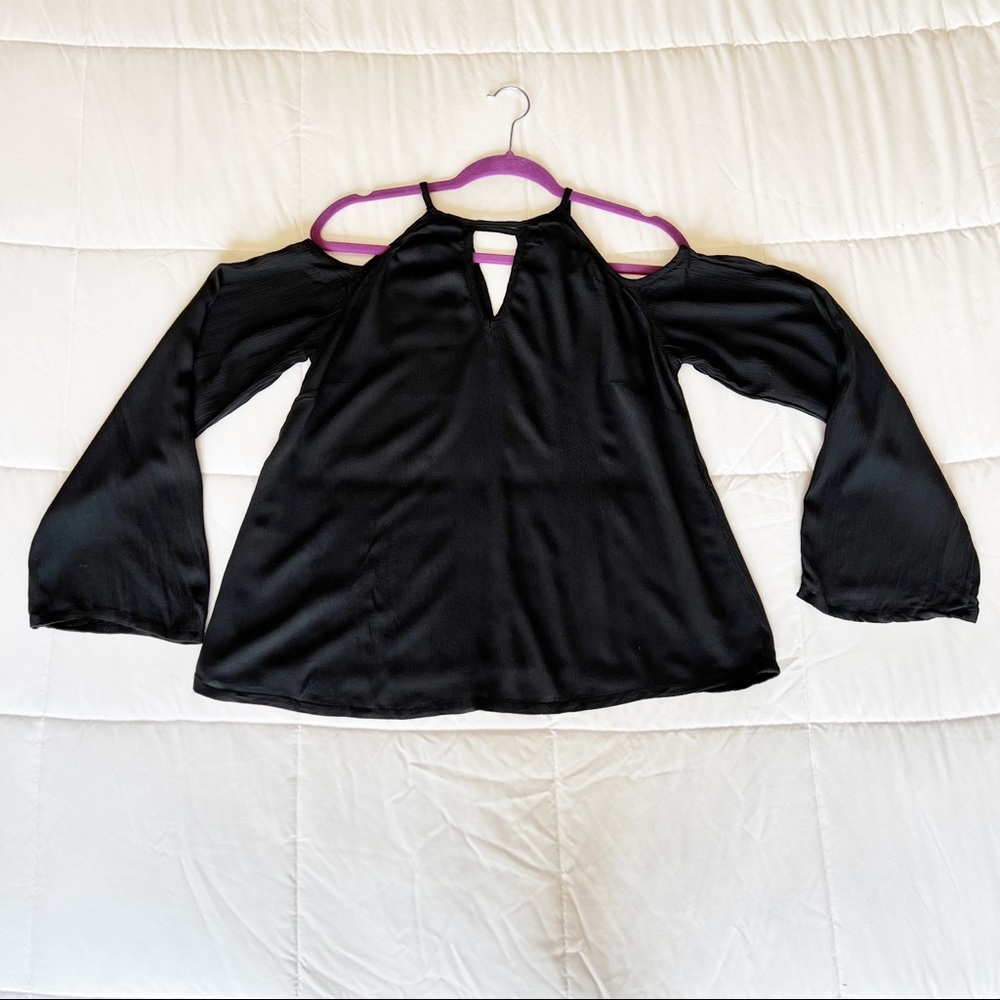 Black Off The Shoulder Blouse